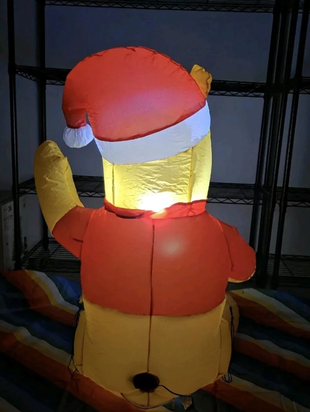 Gemmy Disney Winnie the Pooh 3.5FT Airblown Inflatable Christmas Yard Decor